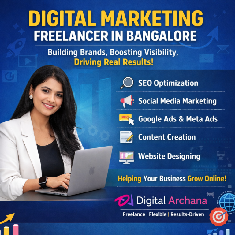 Digital Marketing Freelancer in Bangalore