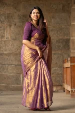 Tissue Cotton Saree - Image 2